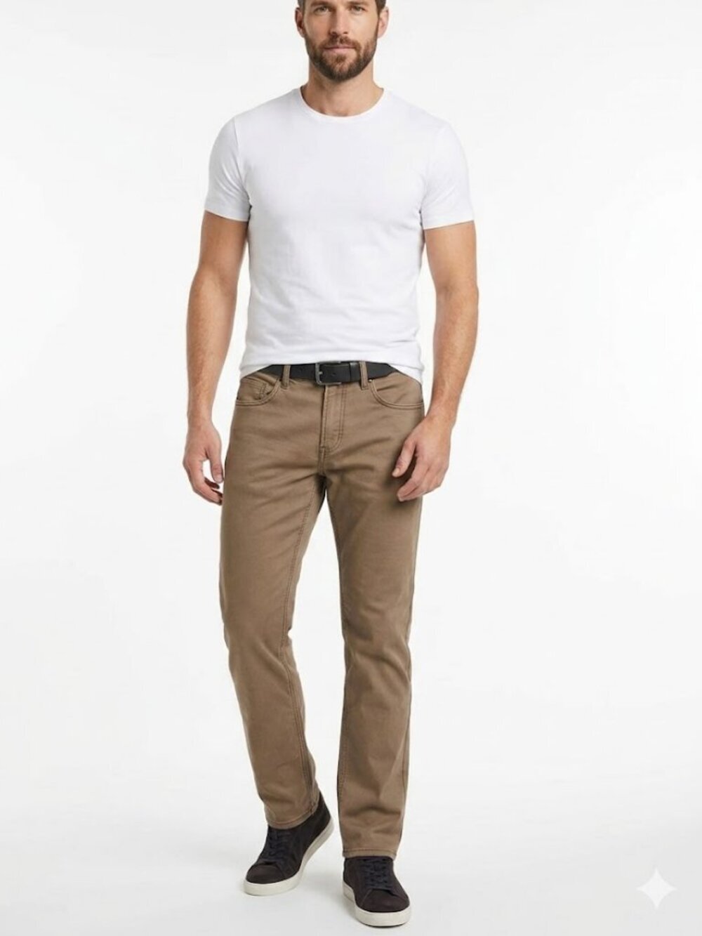 Buffalo David Bitton Fred-x Easy Fit Mens Khaki Straight Pants W32 L32